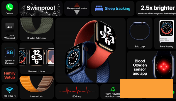 蘋果手表6和SE有什么不同-蘋果手表6和SE規格參數對比