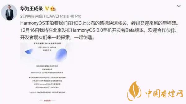 鴻蒙os2.0系統適配機型 鴻蒙os2.0系統支持哪些型號