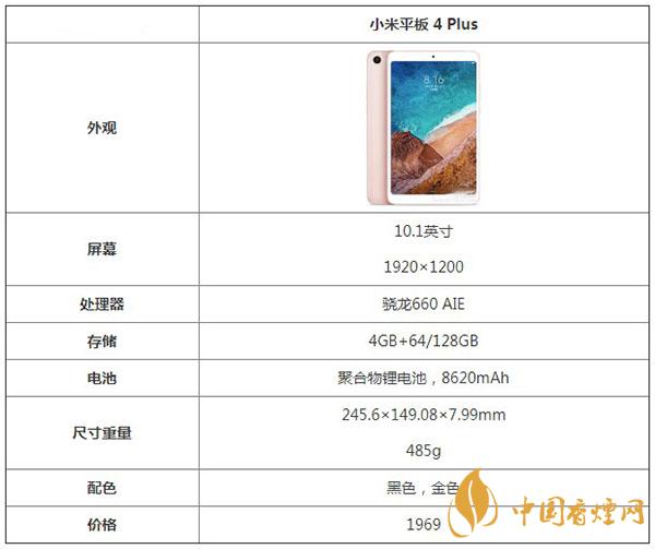 小米平板4plus核心參數配置-小米平板4plus最新消息