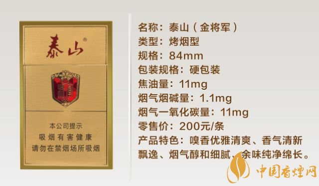 泰山香煙價格表圖大全 市面上常規款泰山香煙多少錢一包(20種)