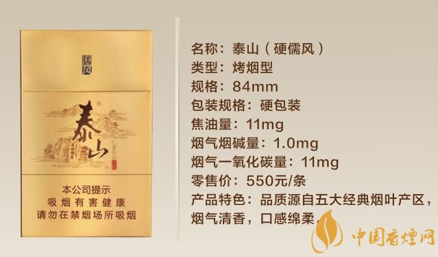 泰山香煙價格表圖大全 市面上常規款泰山香煙多少錢一包(20種)